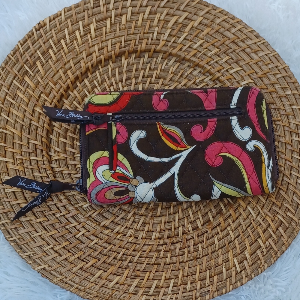 Vera Bradley checkbook and wallet